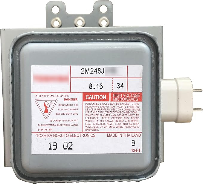 Industrial Microwave Equipment Accessories 2M248J Air Cooled 1000W Microwave Magnetron Tube(Foot Hole 3+2)